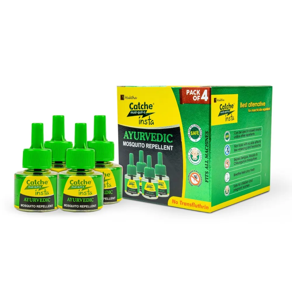 Catche Mosquito Repellent Refill (Pack of 4) - Image 2